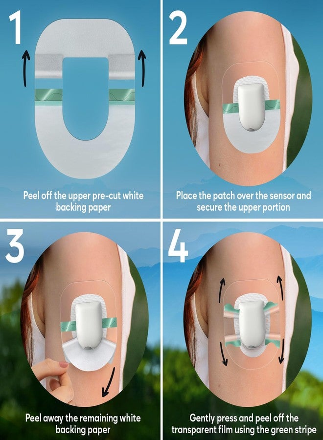 Adamson Omnipod 5 Overpatches – 10 Waterproof Omnipod 5 Adhesive Patches, Sweatproof & Skin-Friendly, No Glue on Center, Easy to Apply & Remove, Secure Hold for Active Lifestyles – Transparent - Image 3